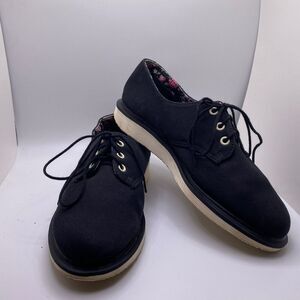 Dr. Martens Pierce Women's Size 9 Black Canvas Oxford Casual Shoes